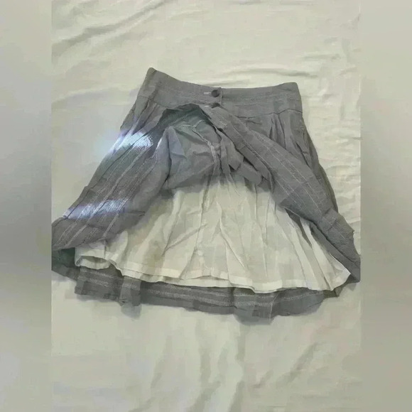 Old Navy Lined Women’s Size 0 Skater Skirt Blue White - Picture 2 of 6